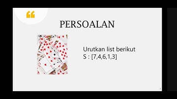 Video animasi Algoritma