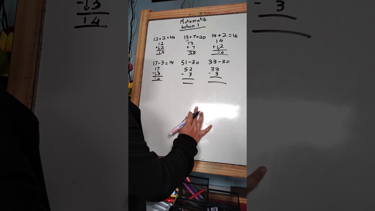 Matematik bentuk lazim tahun 1 - YouTube