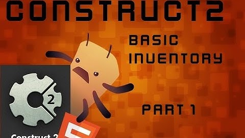 Construct2 Invatory basic settings part 2