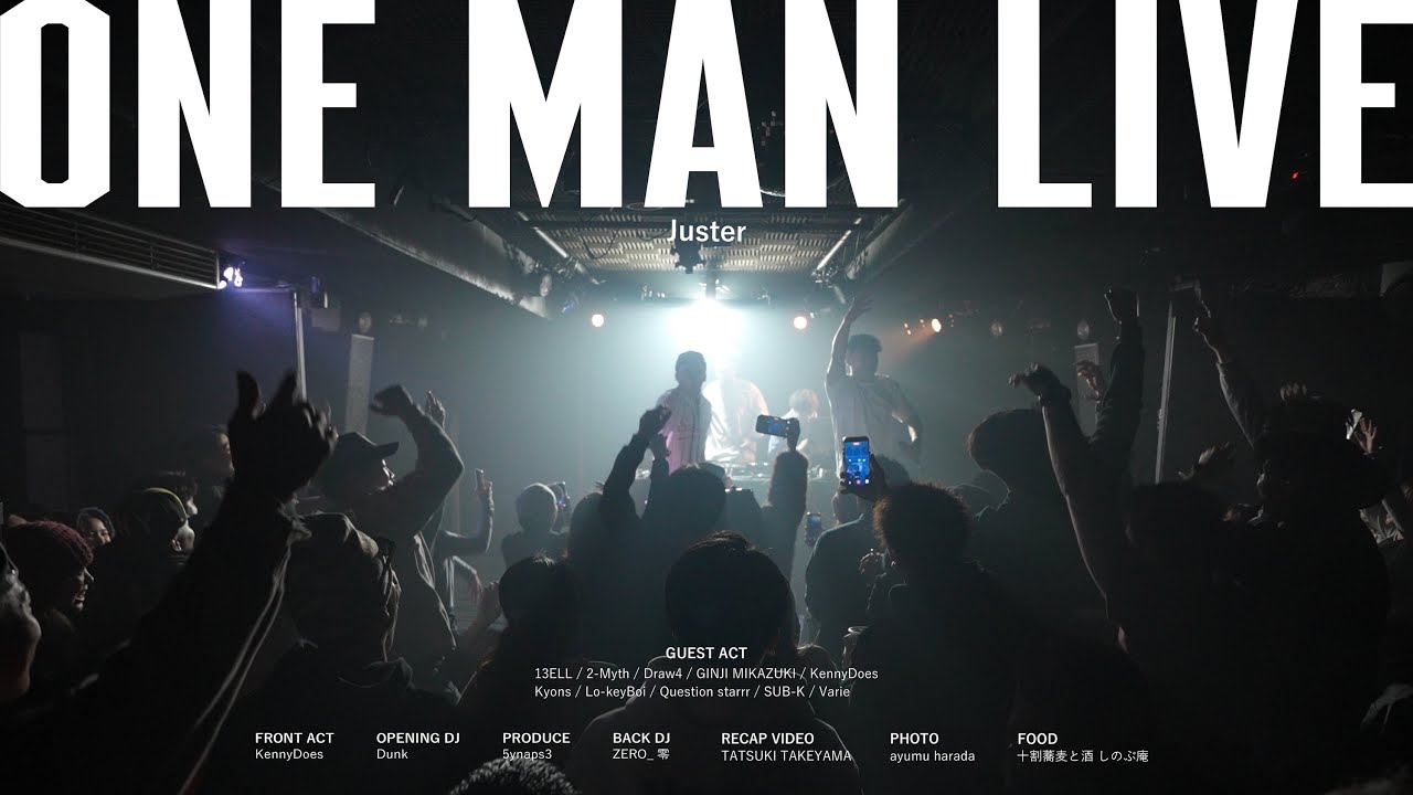 Juster - 2026.1.25 sun ONE MAN LIVE at CONPASS OSAKA (RECAP VIDEO)
