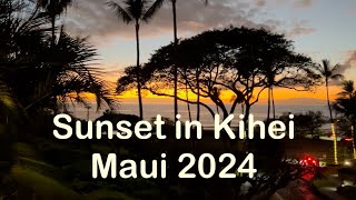 Amazing sunsets in Kihei Maui Hawaii 2024 @CraigMoser
