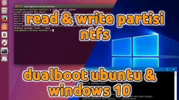 Cara merubah permission ( read & write ) file NTFS pada system dualboot Ubuntu & Windows 10