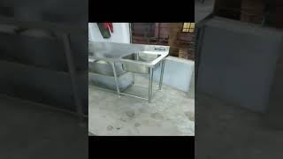 Stainless Steel Work Table With Sink | SS Table with Sink Stainless Steel Work Table With Sink | SS Table with Sink