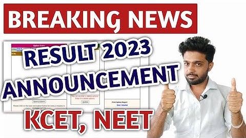 BIG NEWS: KCET & NEET MOCK ALLOTMENT 2023 RESULT ANNOUNCEMENT