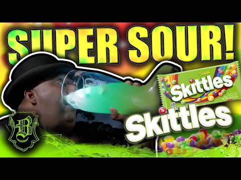 Ultimate Sour Skittles Drink Chug Challenge in the Massive Boot