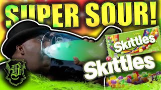 Ultimate Sour Skittles Drink Chug Challenge in the Massive Boot