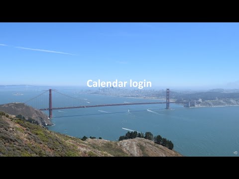 Calendar login