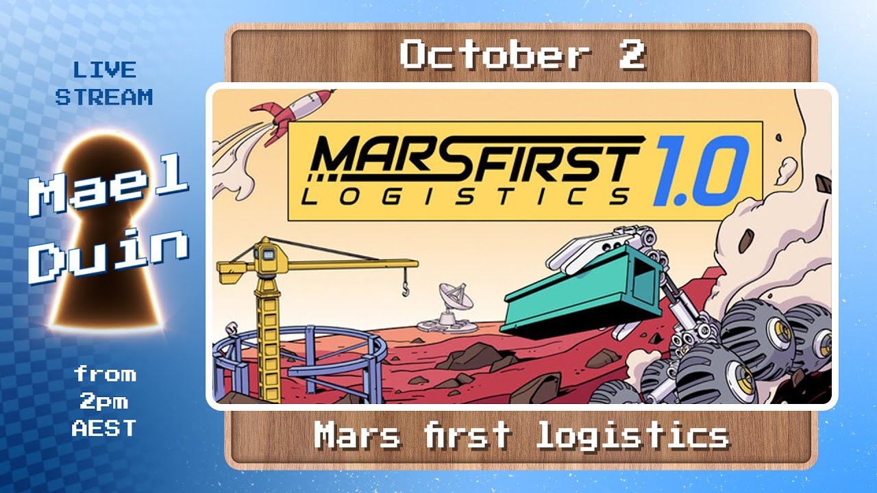 🔴LIVE: Let's play 🚀 Mars First Logistics - YouTube