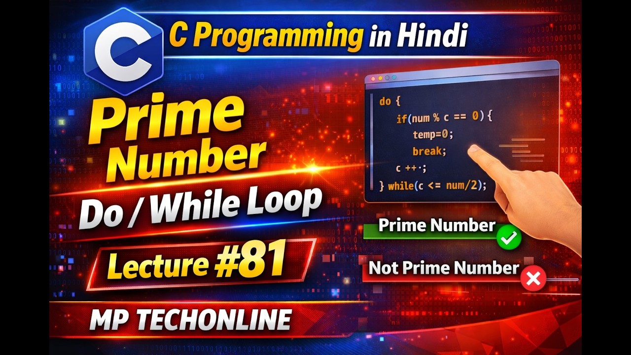while loop print prime numbers in java Images High... Prime Number | Do/While Loop | Lecture #81 #numbersystem #armstrong # ...