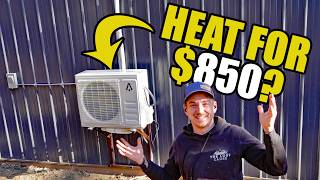 Adding Cheap Heat to Our New Shop - Mini Split Install