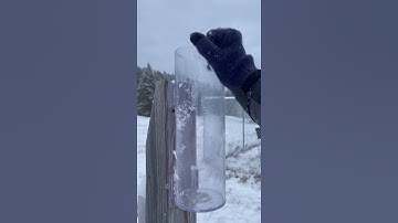 CoCoRaHS snow measurement #shorts #college #weather