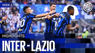 A SPECIAL DAY 🏆⭐⭐ | INTER 1-1 LAZIO | HIGHLIGHTS | SERIE A 23/24 ⚫🔵🇬🇧