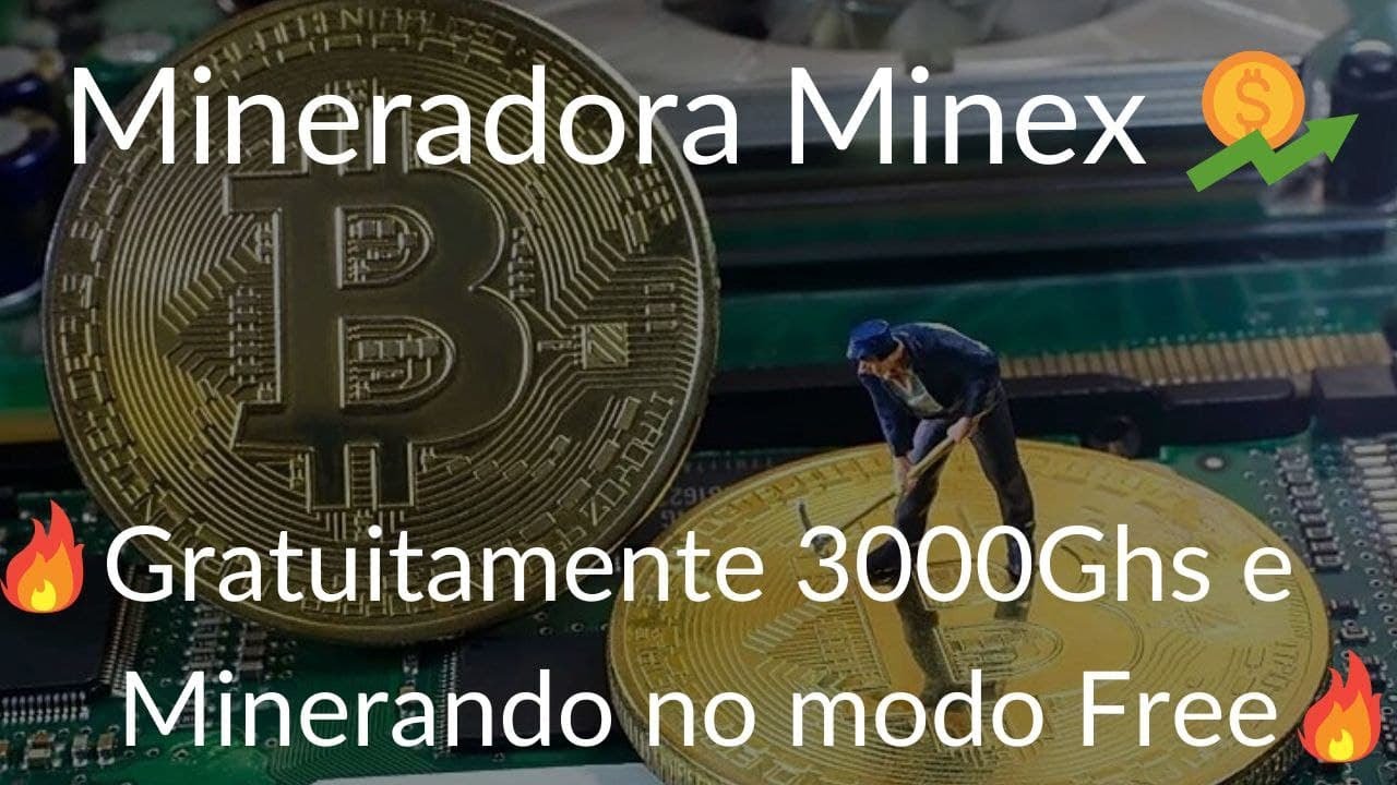 🔥MINERADORA MINEX - MINERANDO NO MODO FREE + BÔNUS DE 3000GHS GRATUITO🤑