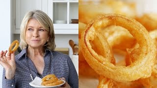 Beer-Battered Onion Rings By Martha Stewart