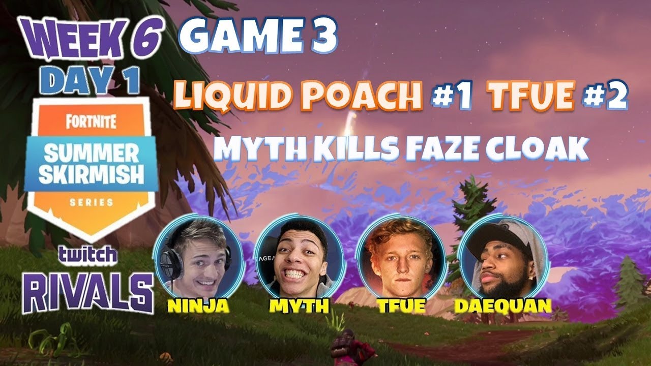 [WEEK 6] GAME 3 Fortnite Summer Skirmish x Twitch Rivals Highlights