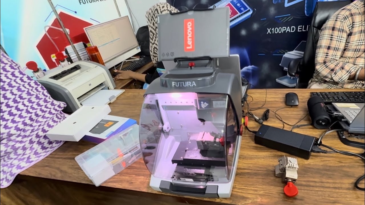 Minda Silca Future Auto Matic Key Cutting Machine Full Unboxing Vidio Part1