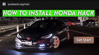 How To Install Honda Hack | Tune / Use Apps on the Head Unit | 10th Gen Honda Civic