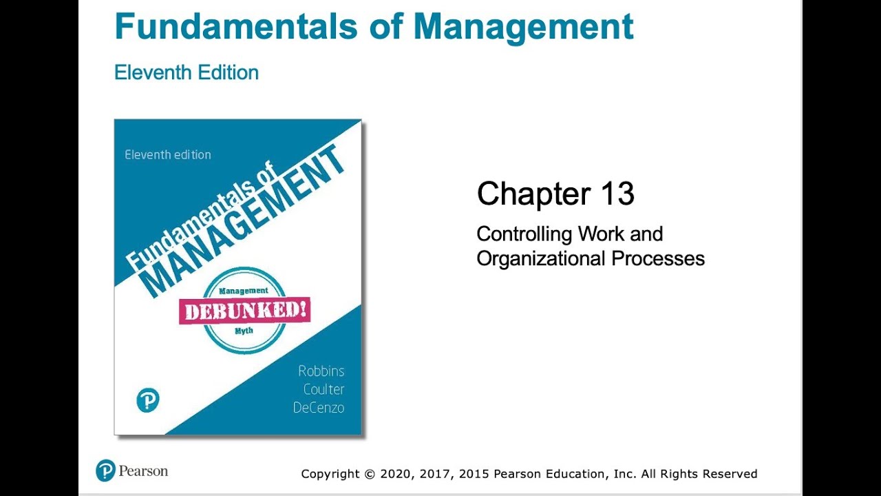 Chapter 13 Controlling Works & Organizational Processes - YouTube