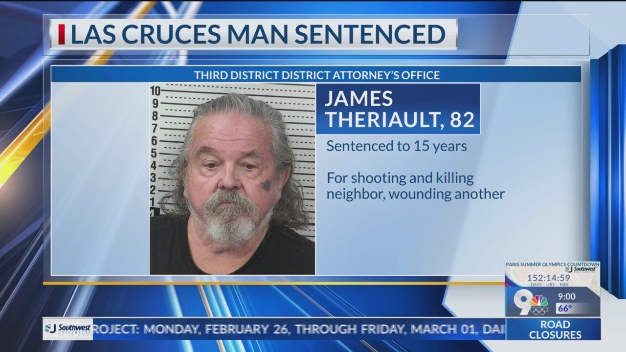 Las Cruces man gets 15 years in shooting death of neighbor - YouTube