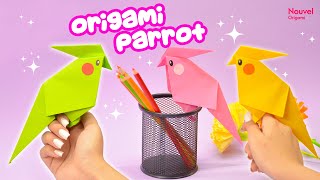 Origami Paper Parrot | How to easy origami bird
