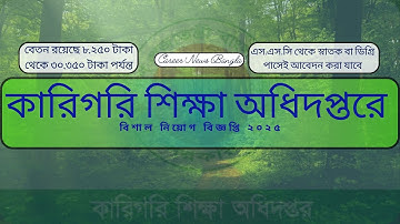 কারিগরি শিক্ষা অধিদপ্তরে বিশাল নিয়োগ বিজ্ঞপ্তি ২০২৫ | DTE Job Circular 2025 | Govt Job Update