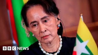 Myanmar’s former leader Aung San Suu Kyi jailed for a further seven years – BBC News screenshot 5