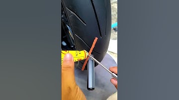 Can You Fix a Flat Tire in Minutes? #automotive #motorcycle #tires #motorbike #garage #flattire #diy