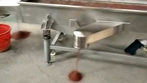 linear vibrating screen for coffee bean screening