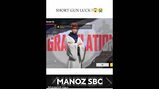 SHORT GUN LUCK ?😭