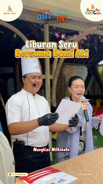 Liburan keluarga di acara School’s Out Holiday’s In di Bumi Aki ☺️