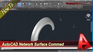 Autocad Tutorial How To Use Network Surface Command