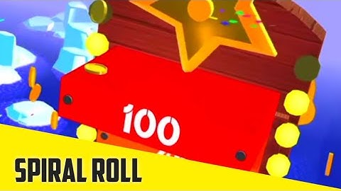 SPIRAL ROLL - Gameplay All Levels android ios