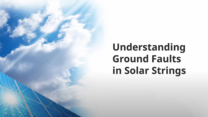 How to Locate Ground Faults in Solar Strings Using Voltage Testing | DER Tech Talks by Fluke