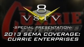 2013 SEMA Video Coverage: Rear Axle Tech With John Currie from Currie Enterprises V8TV