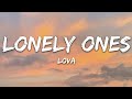 Lova  lonely ones lyrics