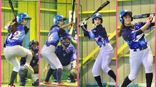 笹川萌＆向の彼女４番バッター争い激化！見ると幸せになるムコウズ女子野球部打撃練習編。