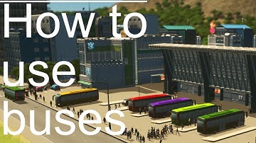 How to use buses | Cities Skylines