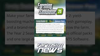 FS25 Year 2 Season Pass Teaser #fs25 #fs25mods #farmsimnews