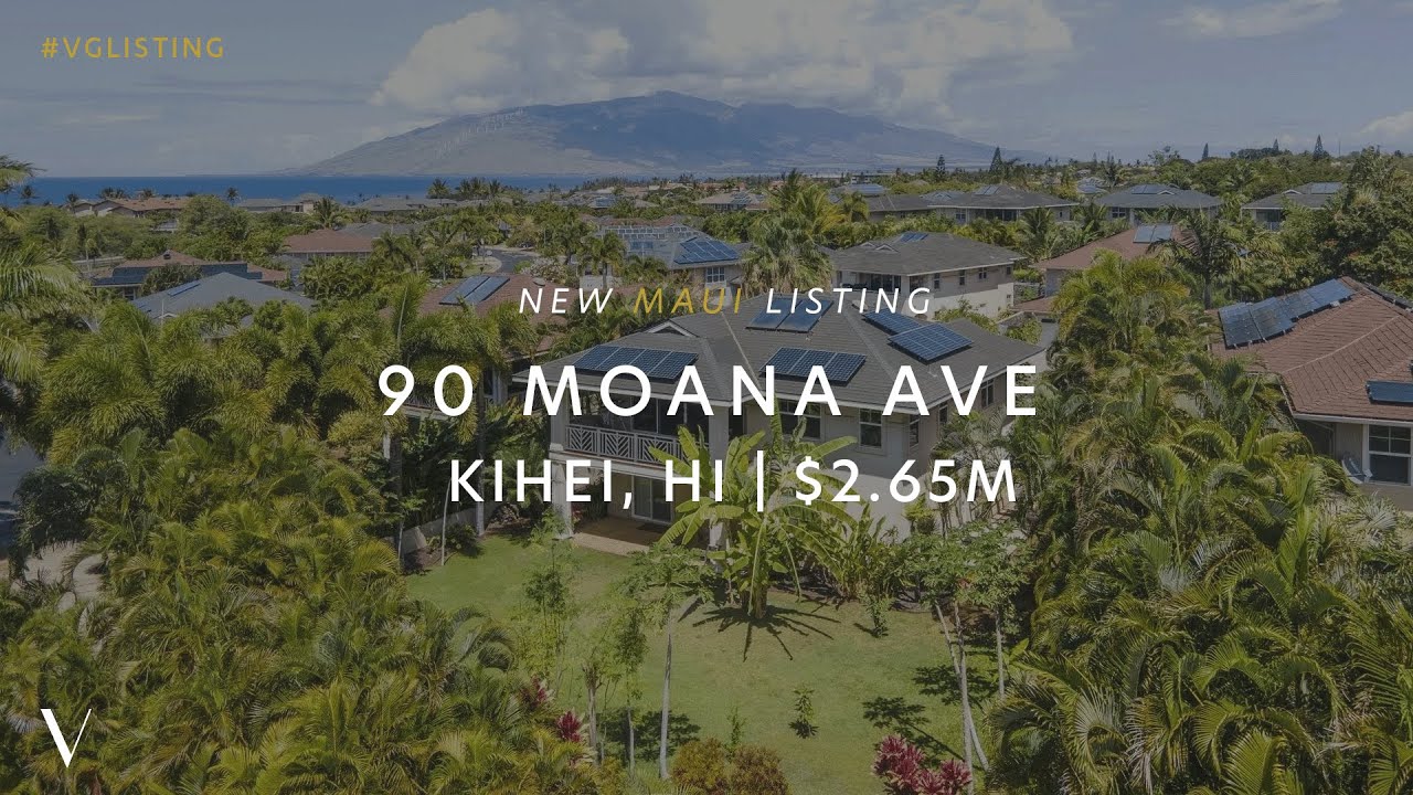 New Listing In Moana Estates Kihei, HI 90 Moana Ave YouTube