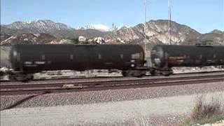 EB BNSF Ethanol Trains Climbs the Cajon Pass @ Altray CA