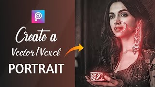 How to Make Vector/Vexel Art Effect in PicsArt | Cartoon Portrait | PicsArt Tutorial 2021