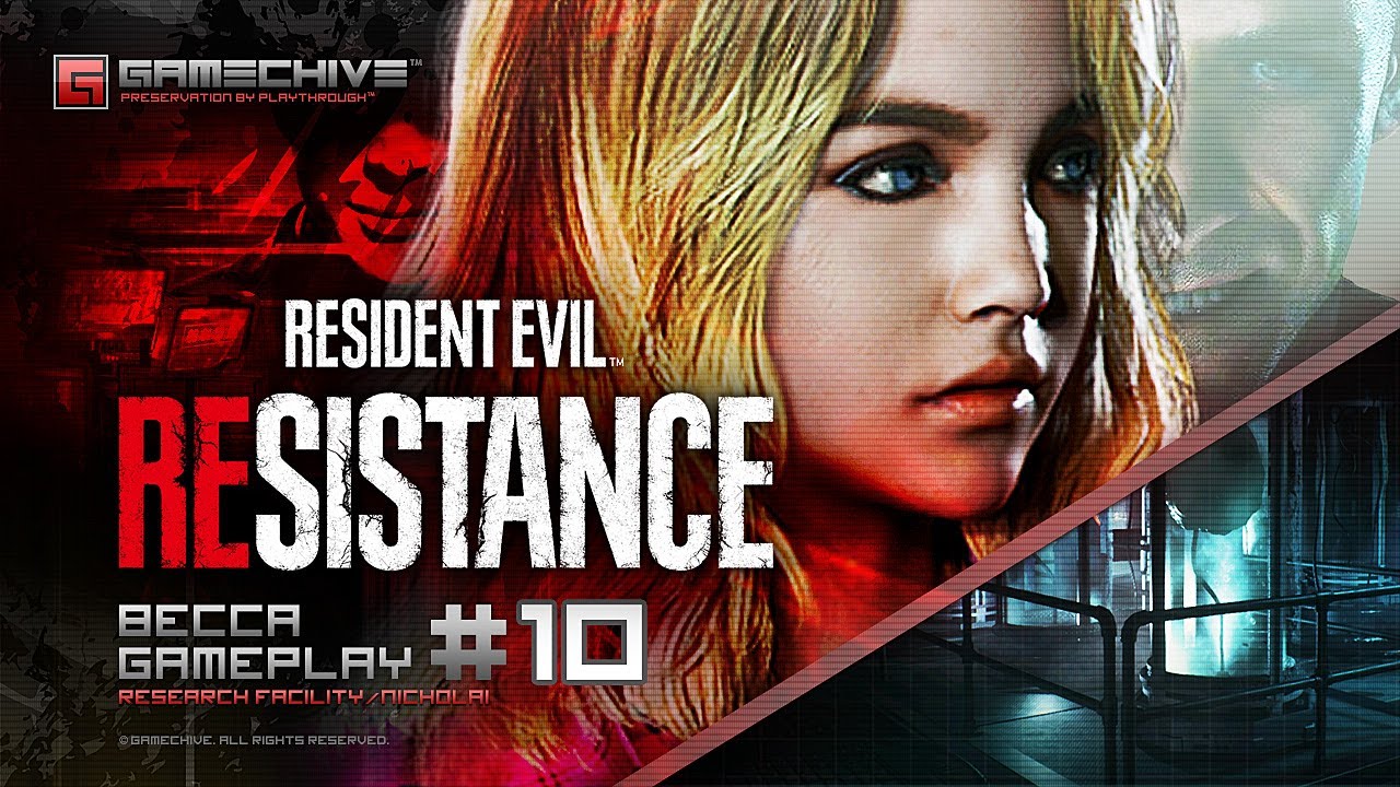 Resident Evil Resistance (Becca Woollett #10: Research Facility, Nicholai Ginovaef) PS4 Gamechive