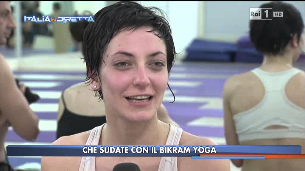 Bikram Yoga Roma in RAI1/La Vita in diretta