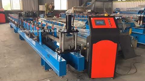 Metal Steel U Guide Rail Roll Forming Machine for Shutter Door