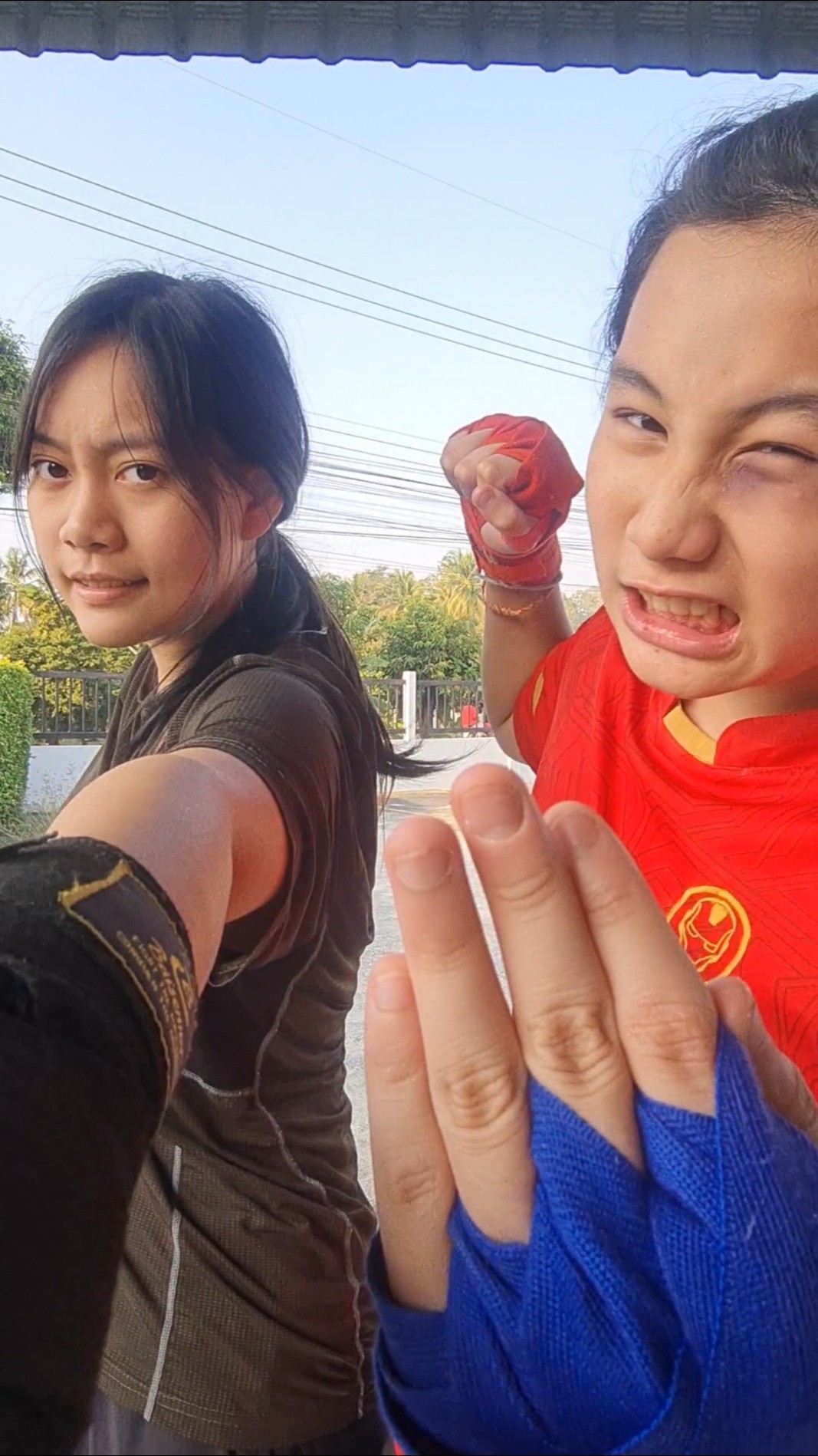 Funny Weak Girl and Her Boxing?‼️ | JJaiPan #Shorts #tiktok