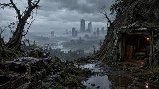 🌧️Cold Rain on the Last Shelter | Post-Apocalyptic Ambience (2 Hours)