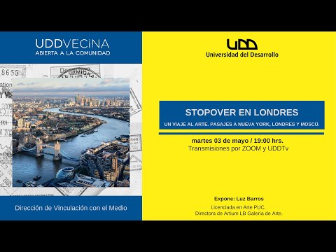 Charla | Un viaje al arte: Pasajes a Nueva York, Londres y Moscú | Stopover en Londres