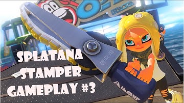 Splatana Stamper Gameplay #3 - Splatoon 3 | Anarchy Battle (Tower Control)