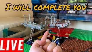 The stream ends when I conquer Technic - Building Morak Lego Star Wars Livestream