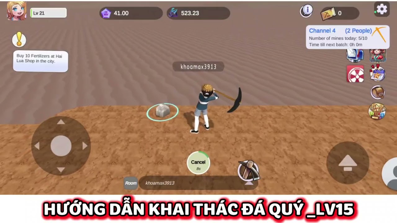 Cách kiếm tiền mua thỏ, mua nông sản  trên nông trại Verdant farm 